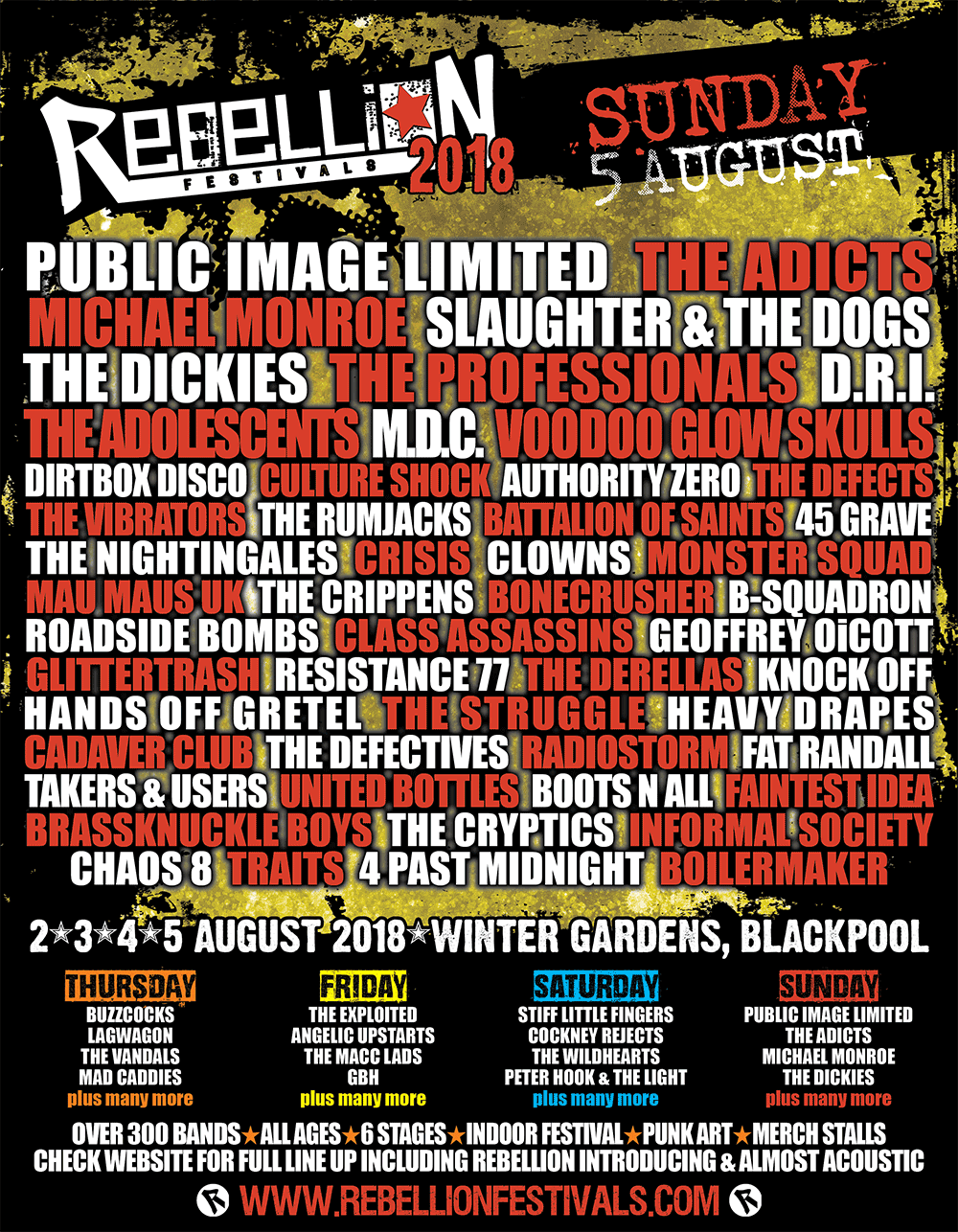 Rebellion Festival 2018